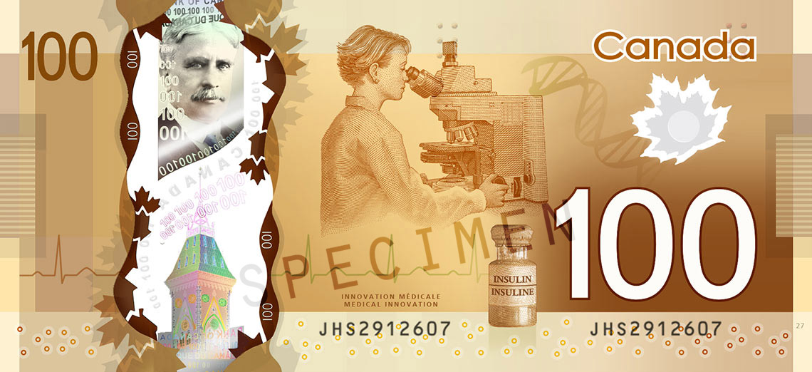 100 канадських долларів